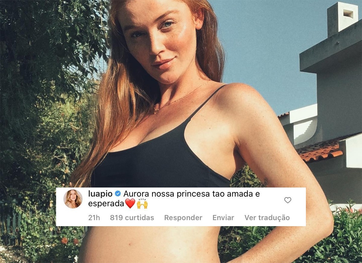 Cintia Dicker espera Aurora, primeira filha com Pedro Scooby, ex-marido de Luana Piovani (Foto: Reprodução / Instagram)