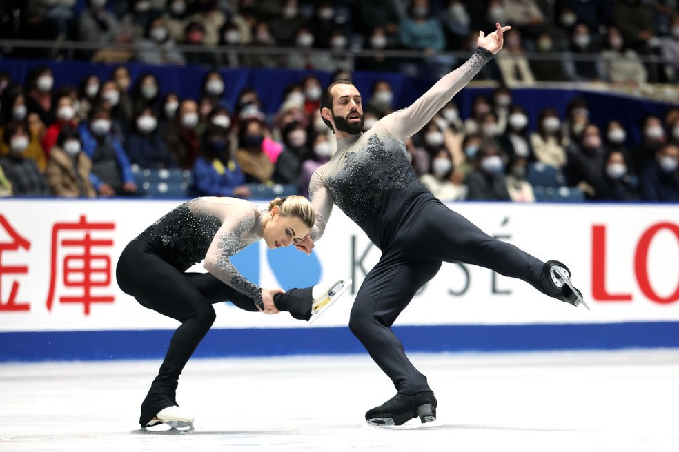 Dupla costuma fazer performances que valorizem a equidade de g&ecirc;neros &mdash; Foto: Atsushi Tomura/ISU/Getty Images