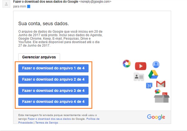 Como Descobrir E Baixar Tudo Que O Google Sabe Sobre Voce Na Internet Internet Techtudo