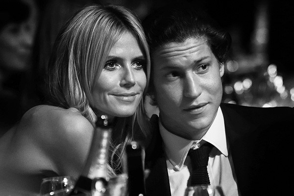 Heidi Klum, de 41 anos, está namorando com Vito Schnabel, de 28. O empresário definitivamente prefere as mulheres mais velhas: quando ele tinha 22 anos, namorou com a estrela Elle Macpherson, que na época tinha 44. (Foto: Getty Images)