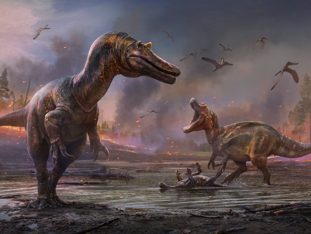 Duas novas espécies de dinossauros predadores são descobertas na Inglaterra (Foto: Anthony Hutchings)