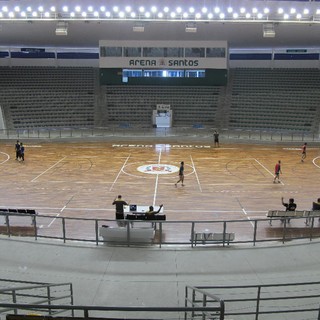Arena Santos  (Foto: Bruno Gutierrez / Globoesporte.com)