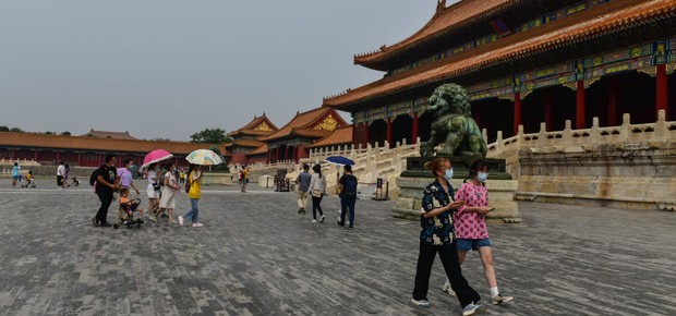 Turismo em Pequim, na China (Foto: Costfoto/Barcroft Media via Getty Images)