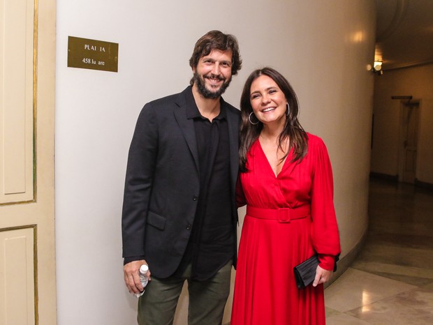 Adriana Esteves e Vladimir Brichta (Foto: Thiago Duran/AgNews)