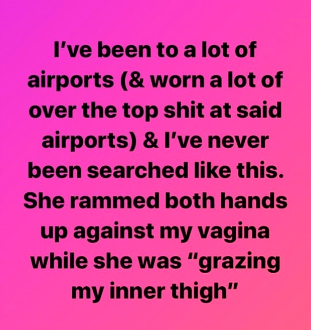 Caroline Vreeland denuncia abuso em aeroporto (Foto: Reprodução/Instagram)