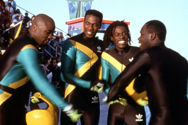 Malik Yoba em cena de Jamaica Abaixo de Zero (1993) (Foto: Reprodução)