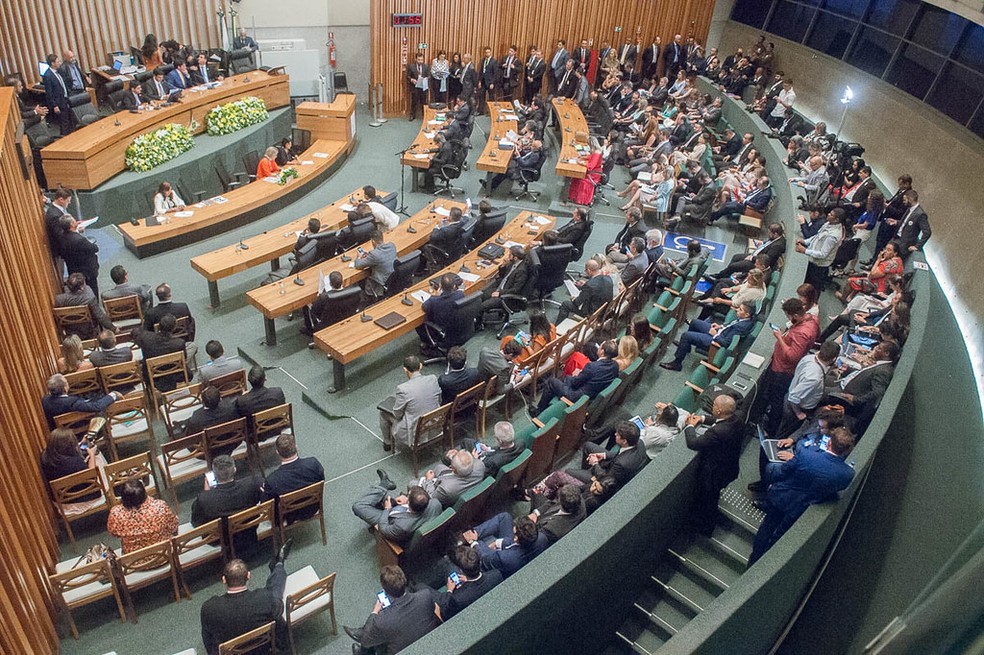 Plenário da Câmara Legislativa do DF — Foto: Carlos Gandra/CLDF
