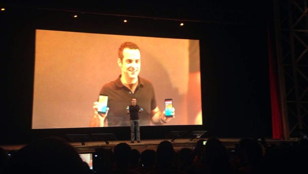 Hugo Barra na apresentação que marca a chegada da Xiaomi no Brasil  (Foto: Nayara Fraga)