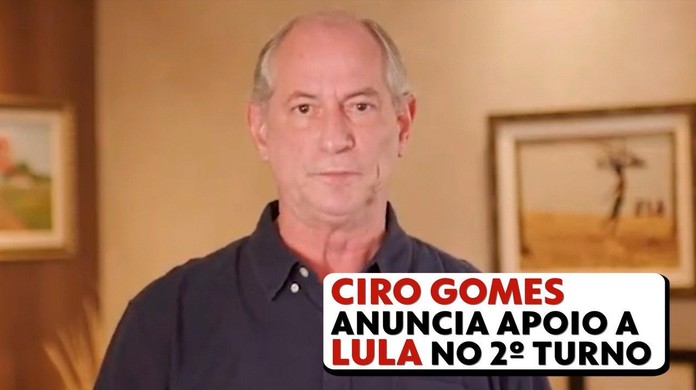 Sem citar Lula, Ciro diz que acompanha PDT em apoio ao petista no 2º turno  | Ceará | G1