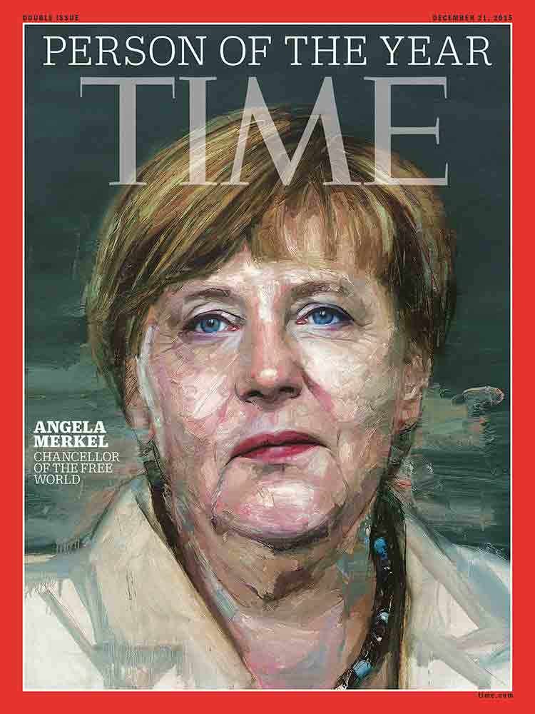 Angela Merkel é escolhida a personalidade de 2015 pela revista Time (Foto: Divulgação)