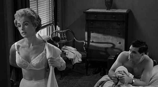 John Gavin e Janet Leigh em cena de Psicose (1960) (Foto: Reprodução) John Gavin e Janet Leigh em cena de Psicose (1960) (Foto: Reprodução)