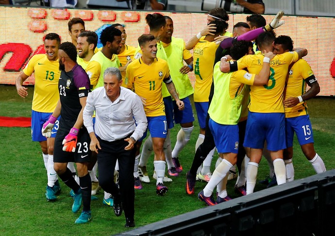 Tite Brasil x Argentina (Foto: Reuters)
