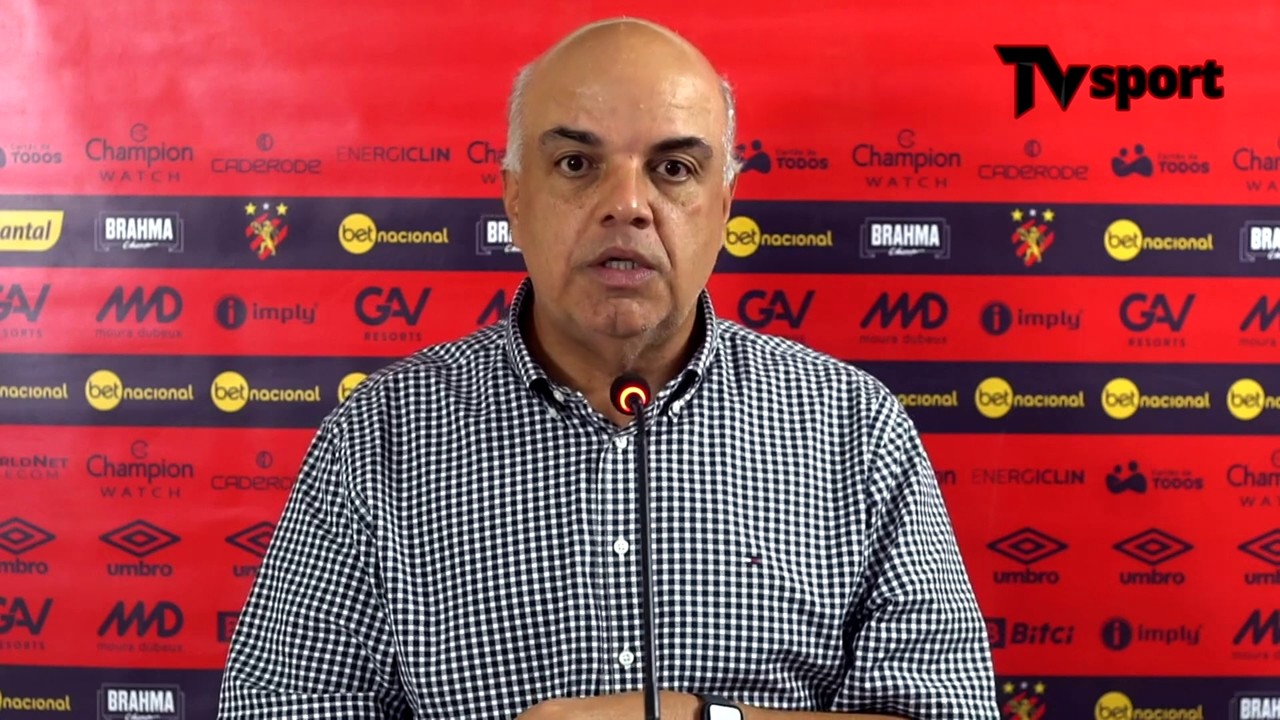 Pronunciamento do presidente do Sport, Yuri Romão, sobre saída de Lisca