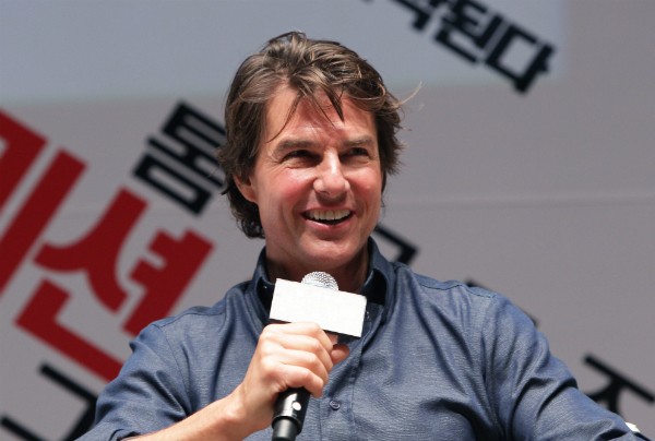 Tom Cruise durante evento de divulgação do mais recente 'Missão Impossível', na Ásia (Foto: Getty Images)