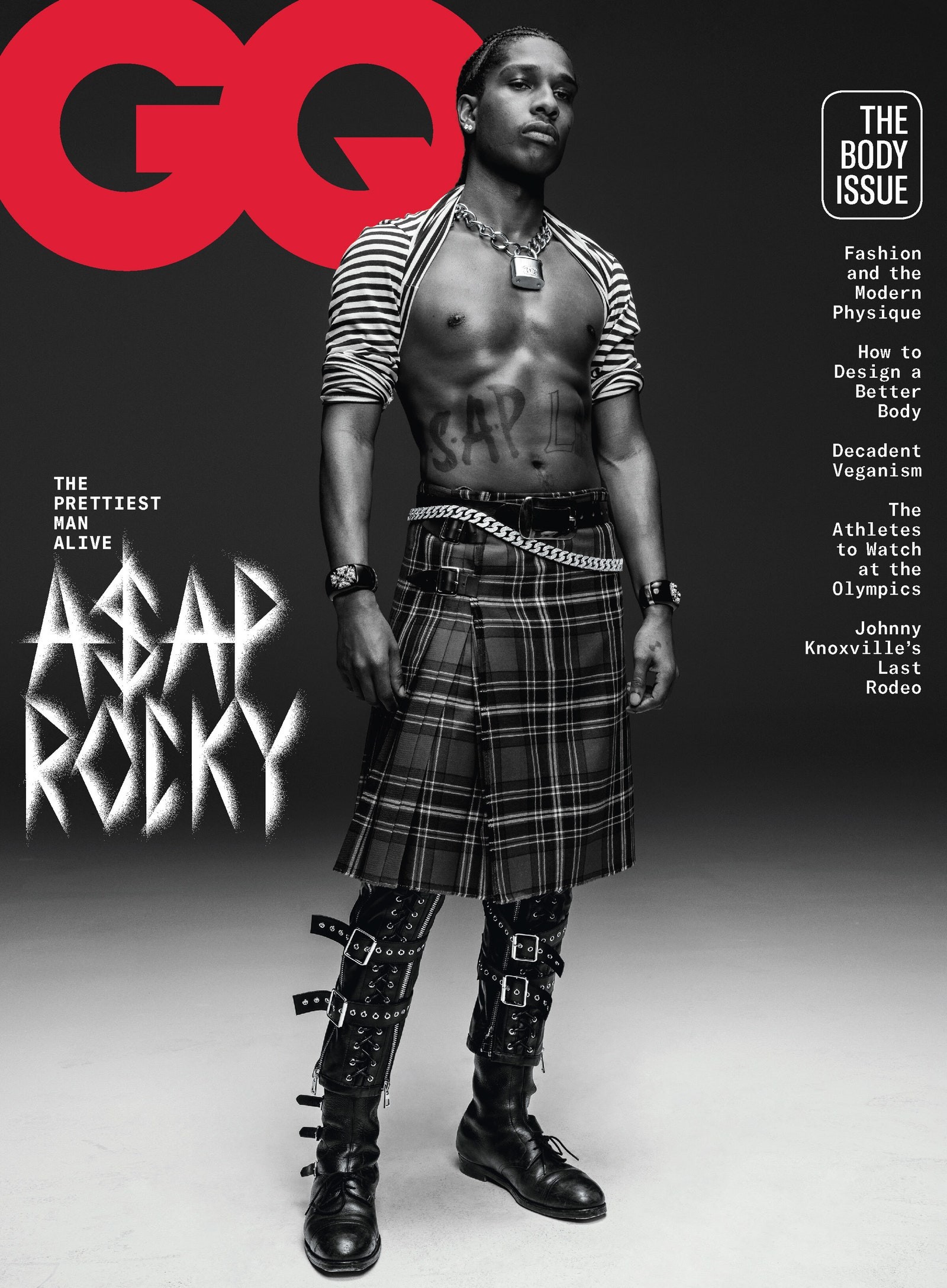 A$AP Rocky é a capa da edição junho/julho da GQ americana (Foto: Reprodução GQ US / Inez and Vinoodh)