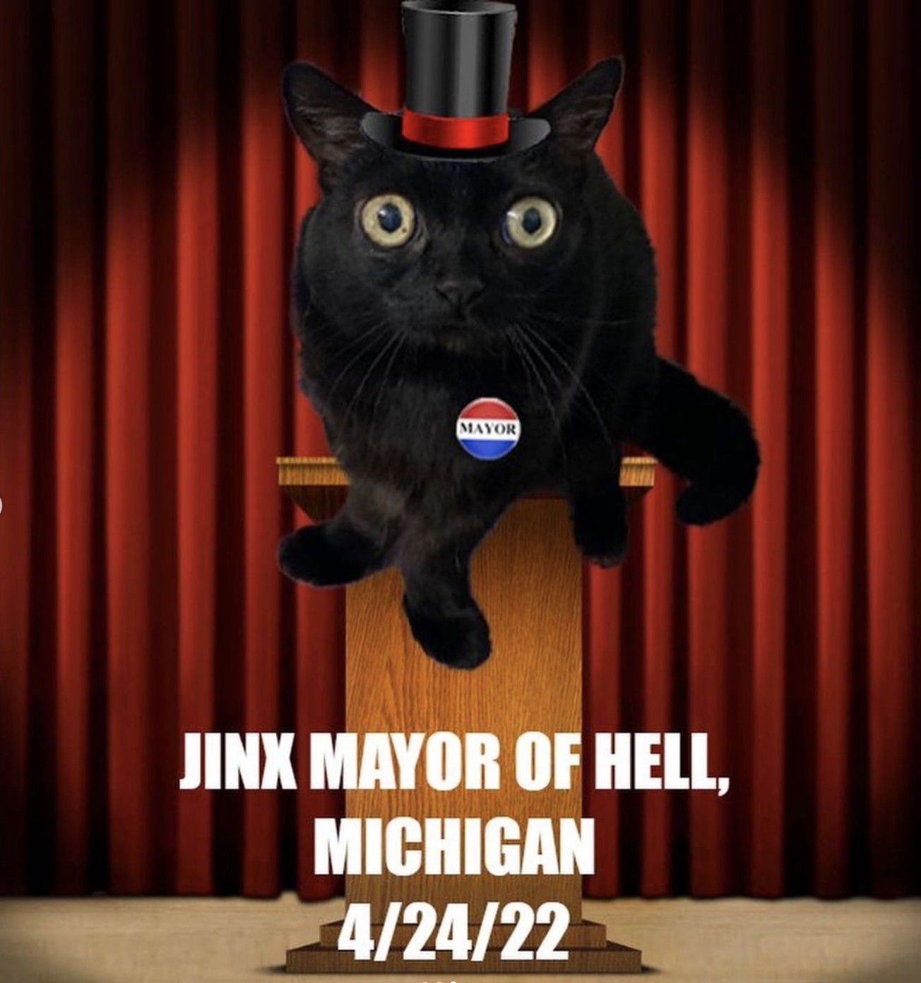 O prefeito Jinx, da cidade de Hell (Foto: reprodução instagram)