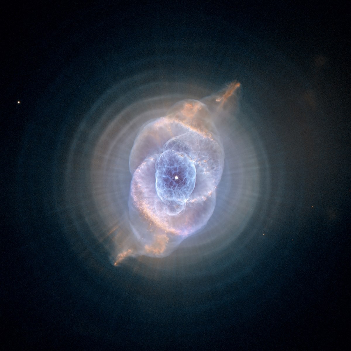 Nebulosa Olho de Gato (Foto: NASA, ESA, HEIC, and The Hubble Heritage Team (STScI:AURA))