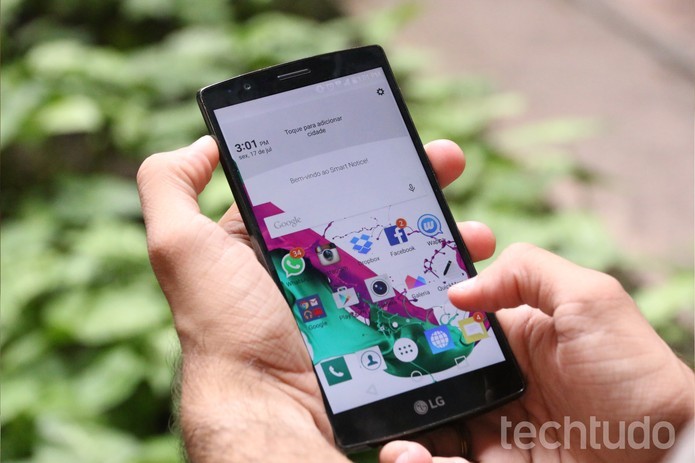 LG G4 implementou mais recursos no Android (Foto: Luciana Maline/TechTudo)
