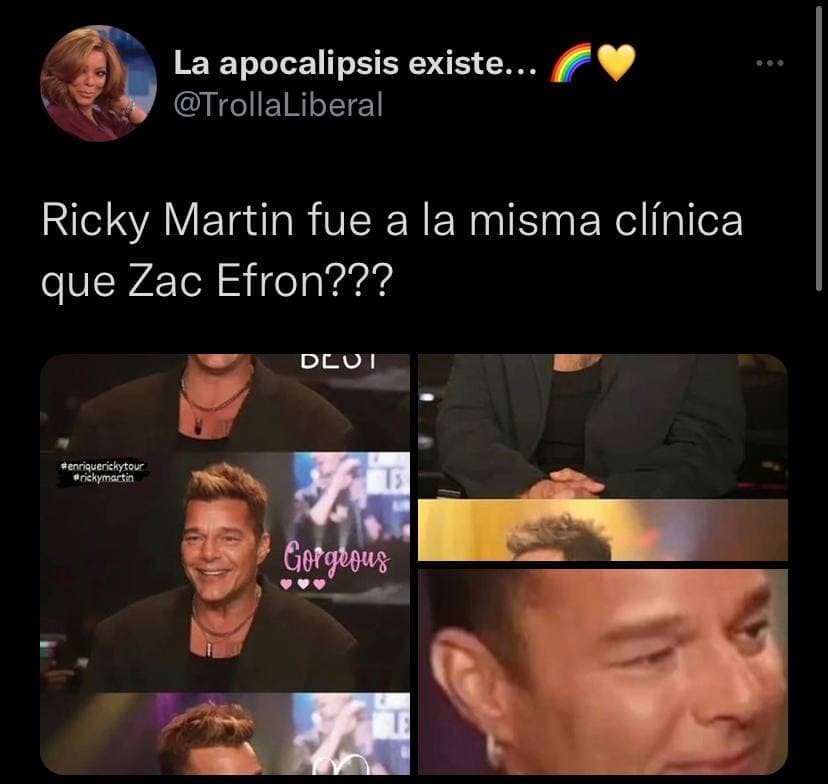 Novo visual de Ricky Martin vira assunto nas redes (Foto: Reprodução / Instagram)