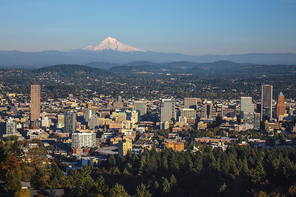Portland, nos EUA, tem adotado incentivos ao planejamento sustentável (Foto: MIT)