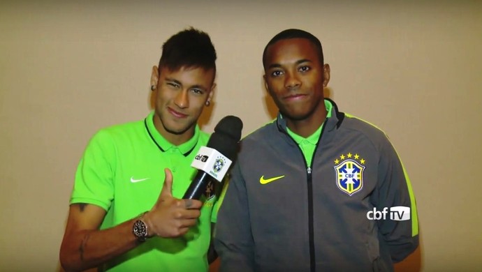 Neymar e Robinho falam de Zito (Foto: Reprodução / Internet)