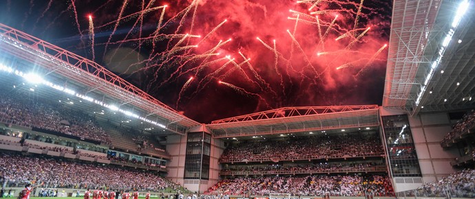 TR Estádio Independência noite Atlético-MG x Santa Fé (Foto: Getty Images)