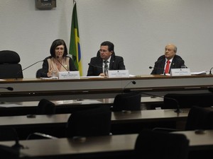 Magda Chambriard fala na CPI da Petrobras (Foto: Antonio Cruz/Agencia Brasil)