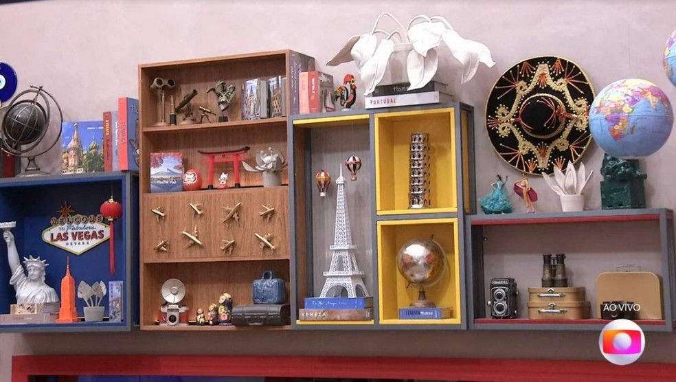 Confira detalhe da sala do BBB 23  Foto: Globo