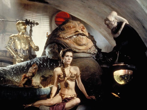 A princesa Leia (Carrie Fisher) em cena de 'Star Wars: Episódio VI – O retorno de Jedi' (Foto: Divulgação)