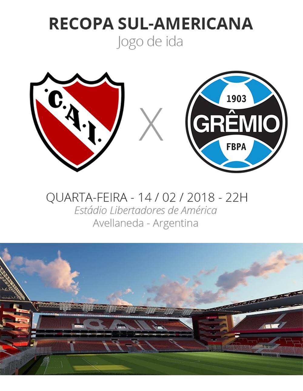 [COMENTE AQUI] Independiente x Gremio - Recopa Sul-Americana