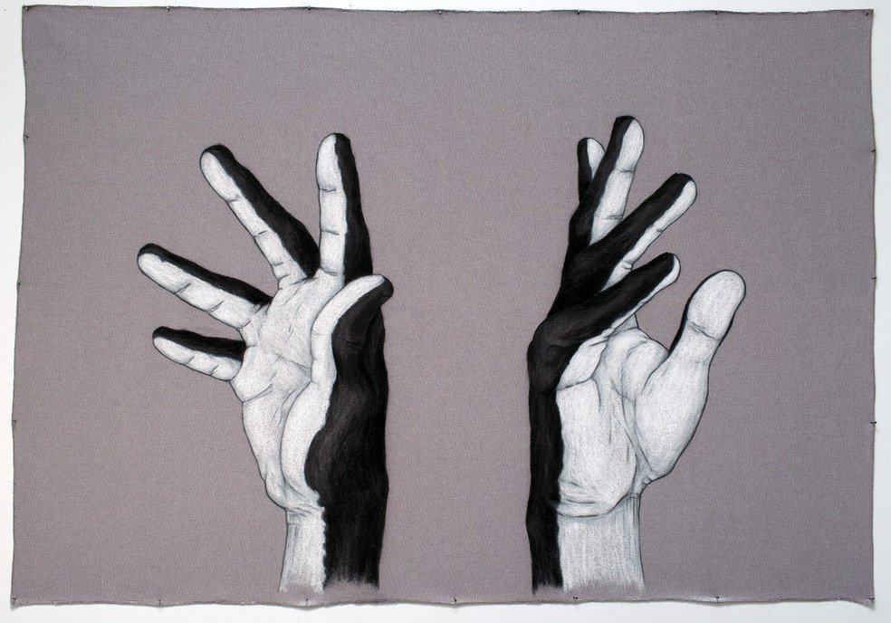 "Mãos em Preto e Branco", Rodrigo Braga, Galeria Anita Schwartz — Foto: Divulgação