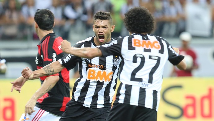 Carlos gol Atlético-MG x Flamengo (Foto: Cristiane Mattos / Futura Press)
