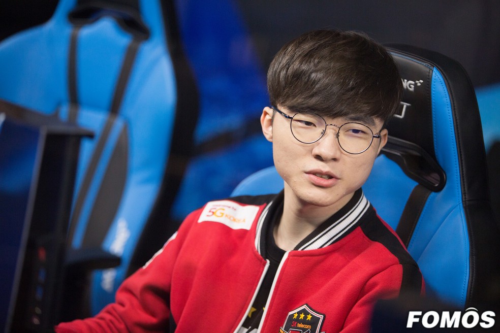 SKT T1, de Faker, está fora dos playoffs da LCK Summer 2018 (Foto: Reprodução/Fomos)