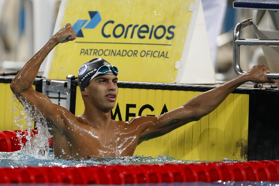 Cachorrao Vence 1500m Livre E Bate Proprio Recorde No Trofeu Brasil Natacao Ge