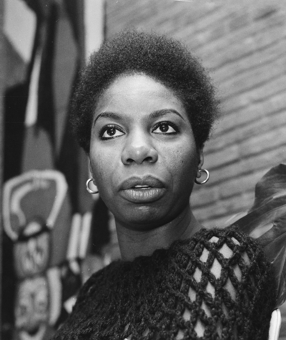 Nina Simone, ícone do soul e uma das maiores ativistas pelos direitos dos negros nos EUA — Foto: Wikipedia / Ron Kroon / Creative Commons