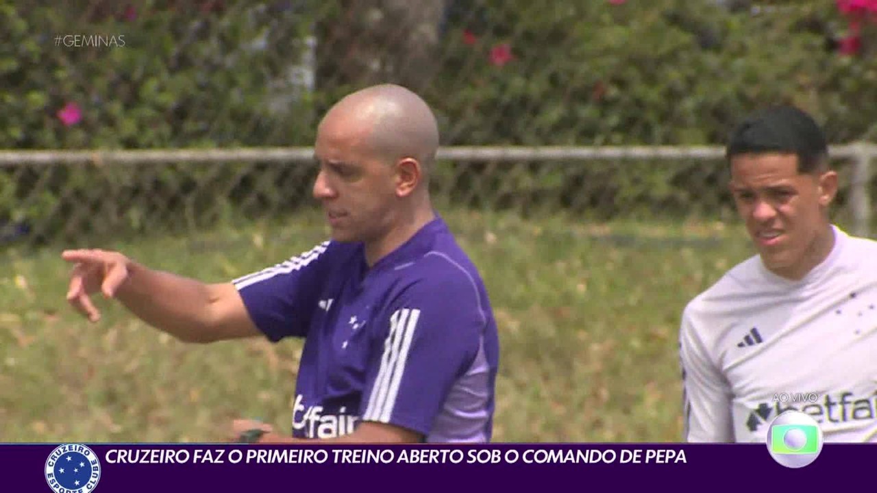 Cruzeiro faz primeiro treino aberto sob o comando de Pepa