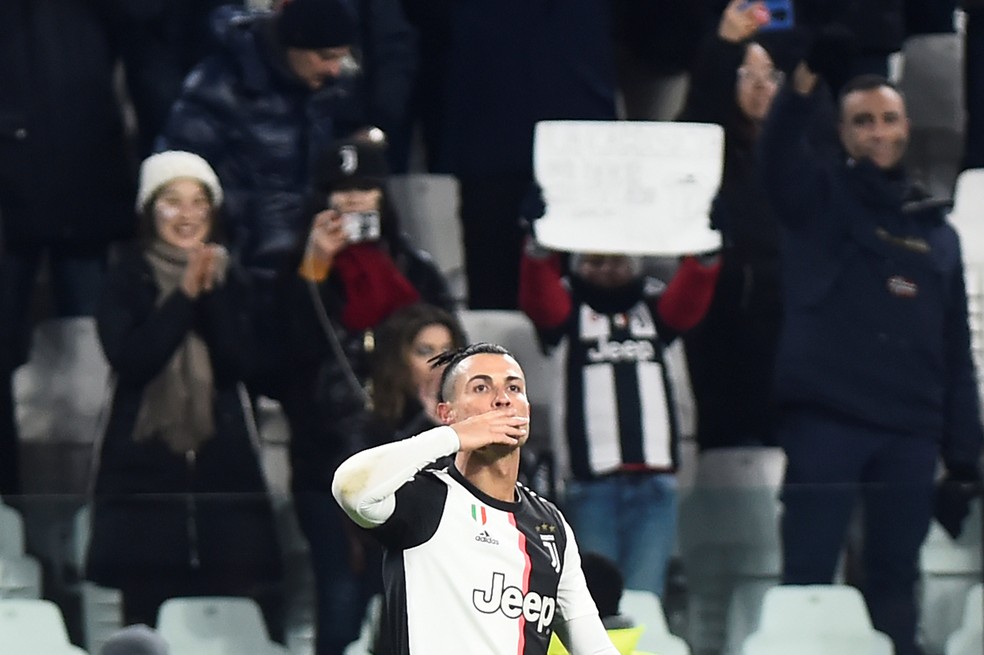 Cristiano Ronaldo gol Juventus Parma — Foto: Massimo Pinca/Reuters