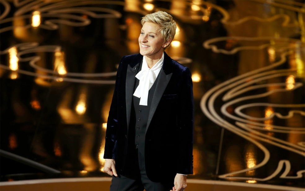 Ellen DeGeneres apresenta o Oscar 2014 — Foto: REUTERS/Lucy Nicholson