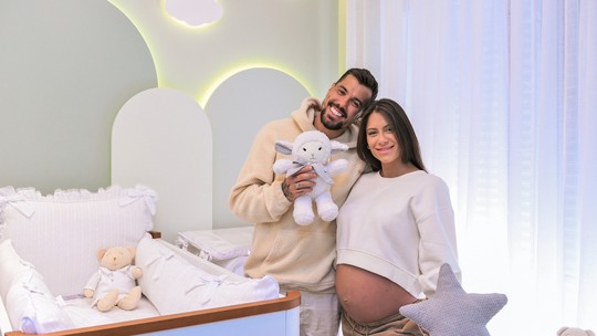 Influencer Lipe Ribeiro abre o quarto de seu 1º filho com a namorada Andressa Castorino