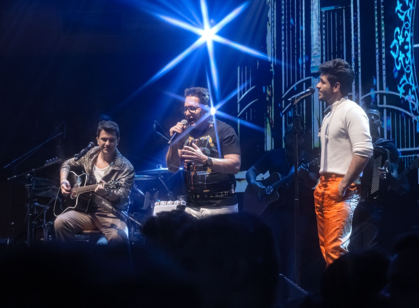Evento contou com a participação de nomes renomados do meio musical, como o cantor Marrone, da dupla com Bruno — Foto: Divulgação