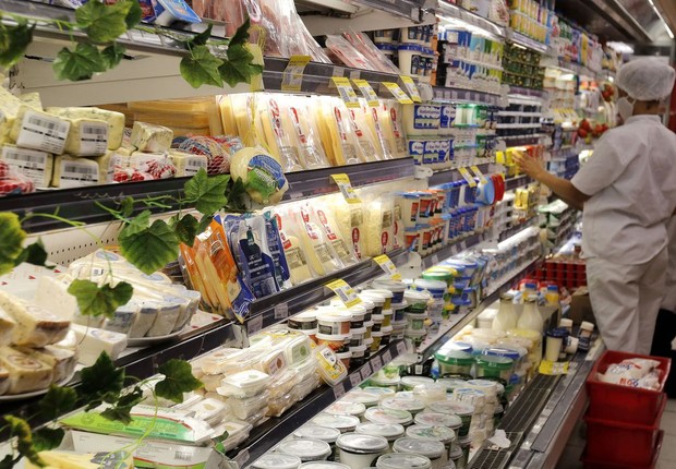 alimentos, supermercado (Foto: © Tânia Rêgo/Agência Brasil)