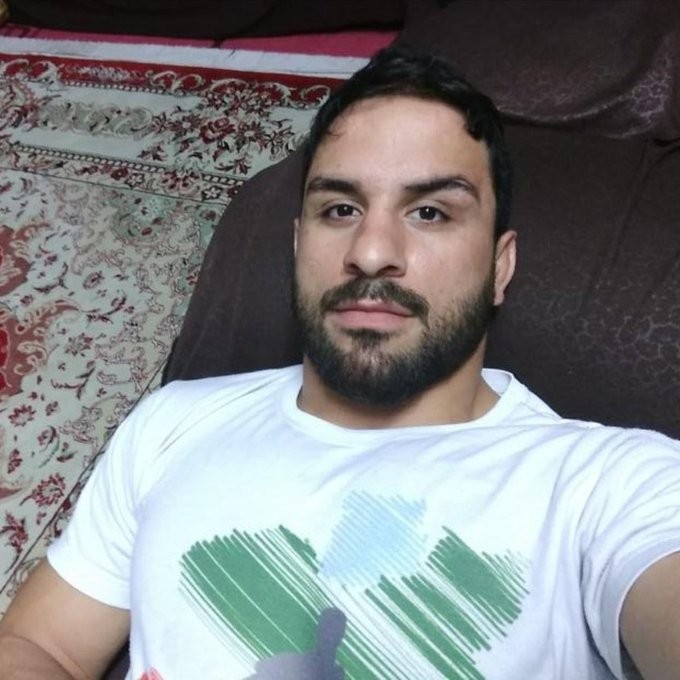 O lutador iraniano Navid Afkari (Foto: Reprodução/Twitter)