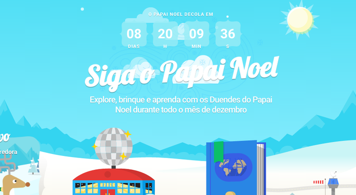 Cadê Papai Noel? Site rastreia em tempo real o caminho do trenó