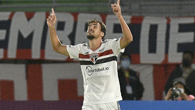Jorge Wilstermann x São Paulo gol Igor Gomes