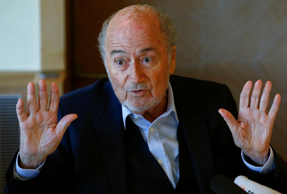 Joseph Blatter, ex-presidente da Fifa — Foto: Reuters