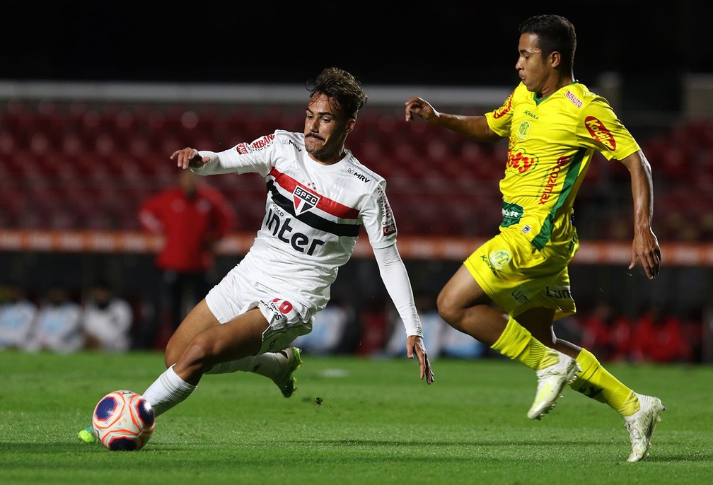 Igor Gomes criou pouco em São Paulo x Mirassol — Foto: Rubens Chiri / saopaulofc.net