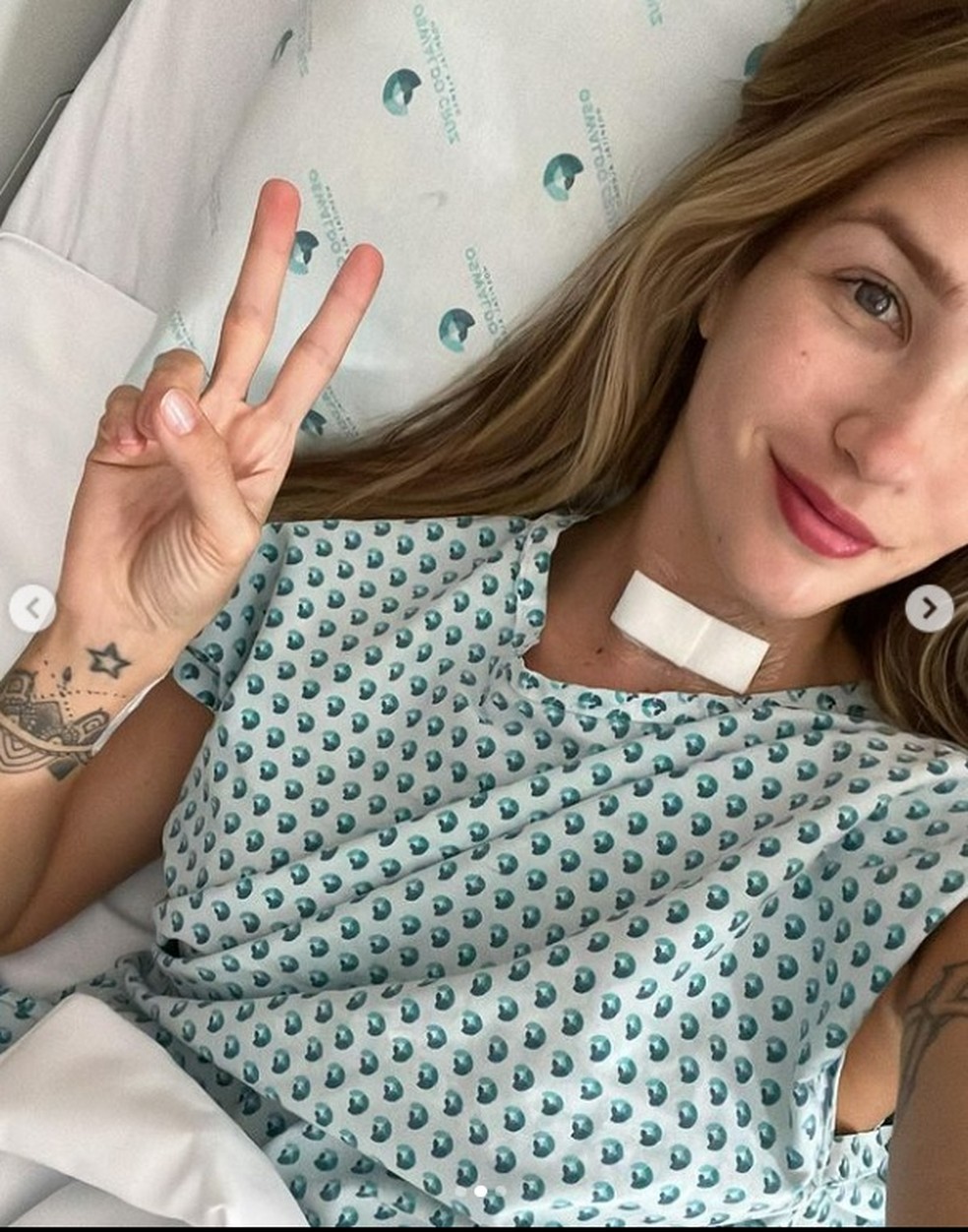 Aline Gostchalg — Foto: Reprodução/Instagram