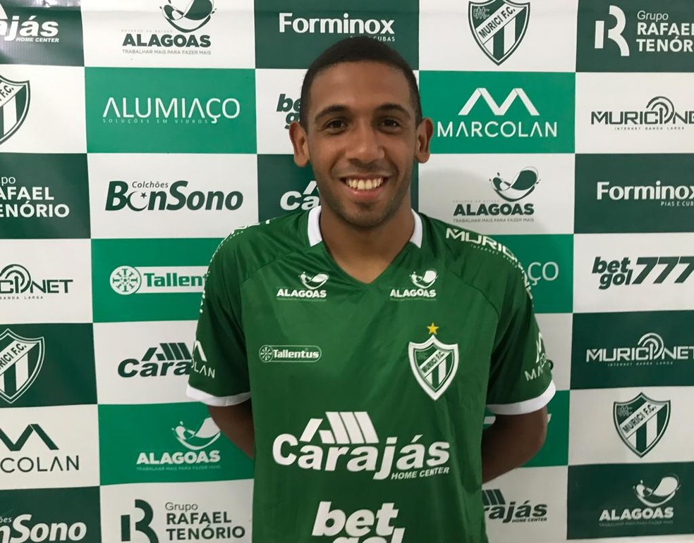 Davi, atacante do Murici — Foto: Jailson Colácio/Ascom Murici FC