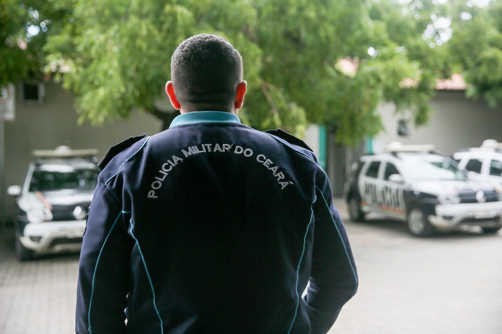 Neto é preso suspeito de agredir a avó de 81 anos em Beberibe, no interior do Ceará. — Foto: Kid Junior/SVM