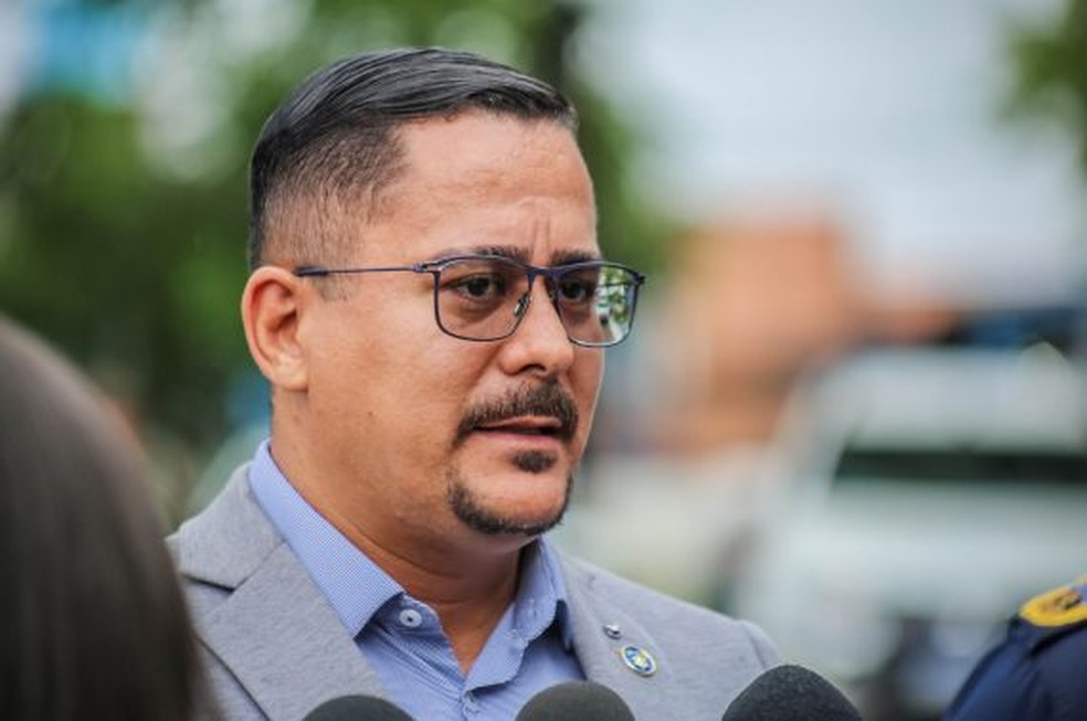Tenente-coronel BM Felipe Bernardo Vital, Secretário de Estado da Segurança, Defesa e Cidadania — Foto: Governo de Rondônia/Reprodução